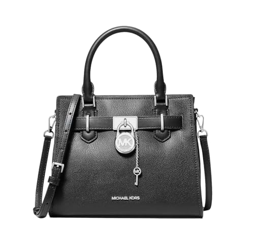 Michael Kors Hamilton Small Leather Satchel Black von Michael Kors