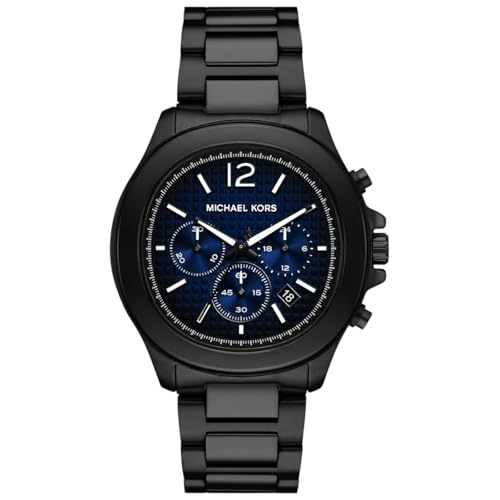 Michael Kors Herren-Uhren Analog Quarz One Size Schwarz 32029427 von Michael Kors