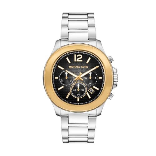 MICHAEL KORS Herren Analog Quarz Uhr mit Edelstahl Armband MK9212 von Michael Kors