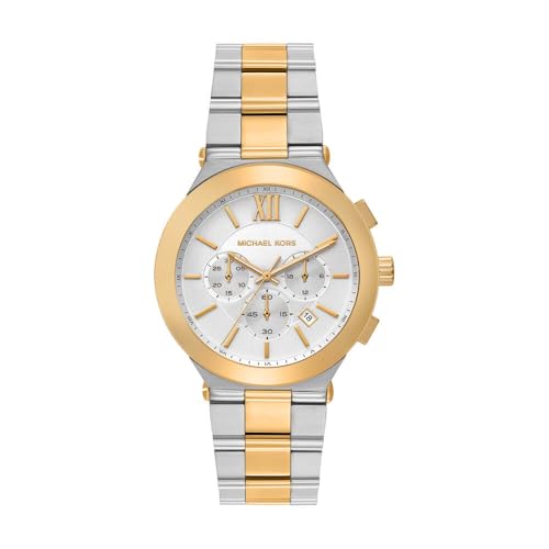 Michael Kors Billie Herren 44MM Zweifarbige Edelstahl Uhr, MK9221 von Michael Kors
