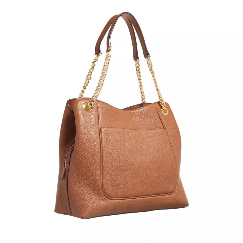 Michael Kors Hobo Bag - Piper Large Chain Shoulder Tote - Gr. unisize - in Braun - für Damen von Michael Kors