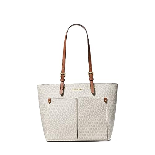 Michael Kors Jet Sest Travel Medium Double Pocket Tote, Vanille von Michael Kors