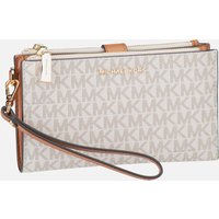 Michael Kors - Jet Set Double Zip MK SIG Vanilla - Clutch  , 0.7 l von Michael Kors