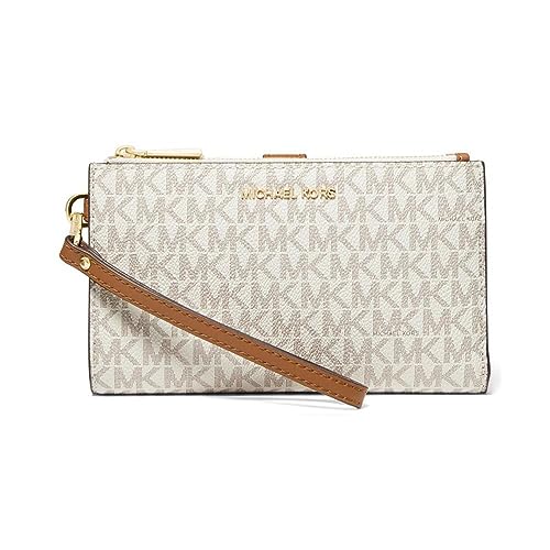 Michael Kors Jet Set Double Zip Wristlet Vanilla One Size von Michael Kors