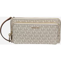 Michael Kors - Jet Set LG Continental Xbody Vanilla/Acorn - Abendtasche  , von Michael Kors