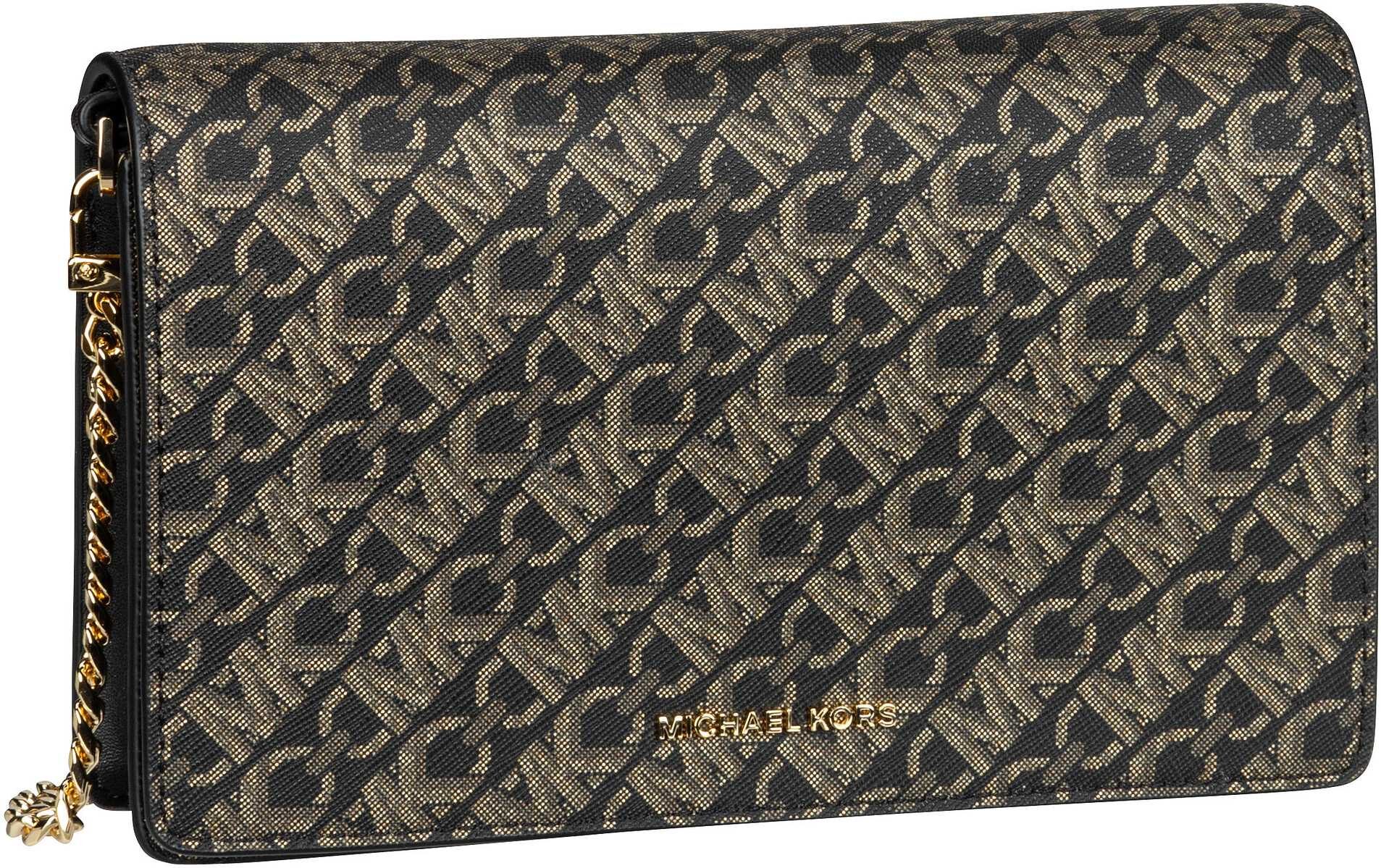 Michael Kors Jet Set Medium Flap Chain MK SIG  in Schwarz (1.4 Liter), Abendtasche von Michael Kors