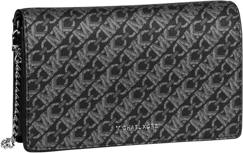 Michael Kors Jet Set Medium Flap Chain MK SIG  in Schwarz (1.4 Liter), Abendtasche von Michael Kors