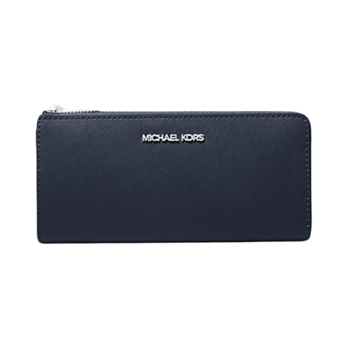 Michael Kors Jet Set Reisebrieftasche, Marineblau, Geldbörse von Michael Kors