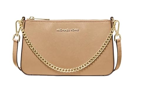 Michael Kors Jet Set Travel Medium Pouchette Crossbody Bag, CAMEL von Michael Kors