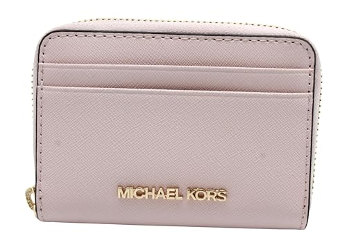 Michael Kors Jet Set Travel Medium Zip Around Card Case Powder Blush, Powder Blush, Kartenetui von Michael Kors