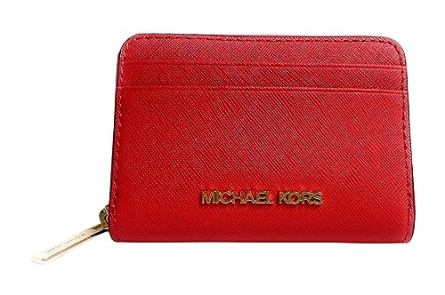 Michael Kors Jet Set Travel Medium Zip Around Kartenetui, Dunkle Sangria, Kartenetui Brieftasche von Michael Kors