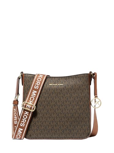 Michael Kors Jet Set Travel Small Signature Logo Crossbody Messenger Bag Brown von Michael Kors