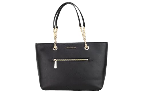Michael Kors Jet Set mittelgroße Fronttasche mit Kette oben Reißverschluss, Schwarz, Medium von Michael Kors
