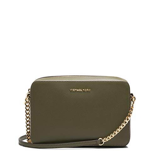 Michael Kors Jetset Lg Ew Crossbody, Damen Umhängetasche, Grün (Olive), 2x10x23 cm (W x H L) von Michael Kors