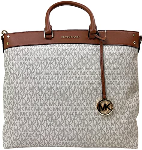 Michael Kors Large Travel Tote Bag (Signature Vanilla) von Michael Kors