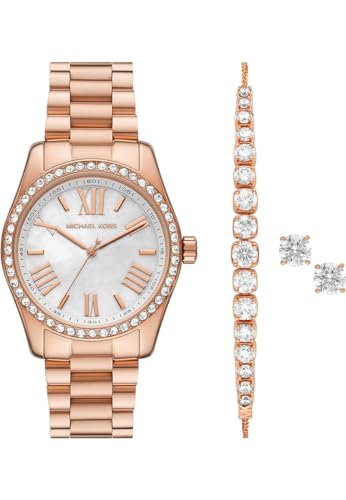 Michael Kors Lexington MK1088SET Damenarmbanduhr Special Set mit Ohrstecker von Michael Kors