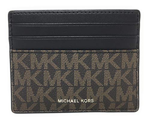 Michael Kors Men's Cooper Tall Card Case Wallet (Brown/Black) von Michael Kors