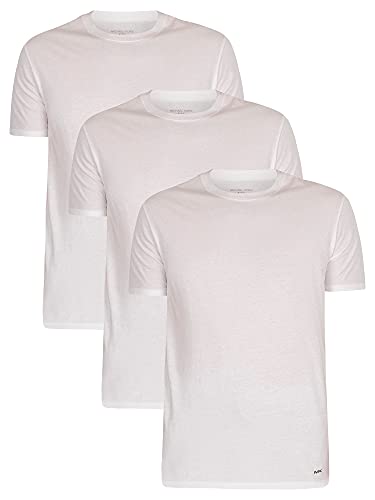 Michael Kors Mens 3-Pack Performance Cotton Crew Neck T Shirts von Michael Kors