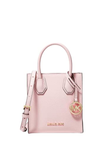 Michael Kors Mercer Extra-Small Pebbled Leather Crossbody Bag (Powder Blush) von Michael Kors