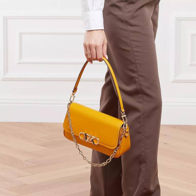 Michael Kors Pochettes - Parker Medium Convertible Pouchette - Gr. unisize - in Orange - für Damen von Michael Kors