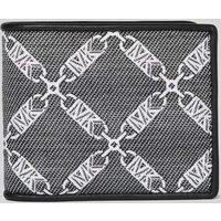 Michael Kors Portemonnaie mit Allover-Muster Modell 'BILLFOLD' in Black, Größe One Size von Michael Kors