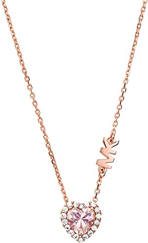 Michael Kors - Premium Halskette Roségold Ton Silber mit Kristall für Damen MKC1520A2791 Michael Kors - Premium Halskette Roségold Ton Silber mit Kristall für Damen MKC1520A2791 von Michael Kors