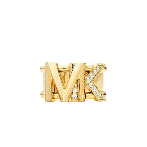 Michael Kors Ring für Damen aus vergoldetem Messing mit Zirkonia von Michael Kors