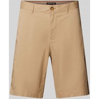 Michael Kors Regular Fit Shorts mit Gürtelschlaufen in Khaki, Größe 32 von Michael Kors