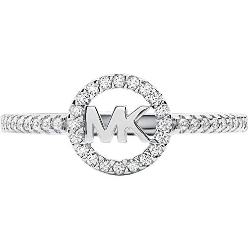 Michael Kors - Ring silberfarben Sterlingsilber mit Kristall für Damen MKC1250AN040;8 von Michael Kors