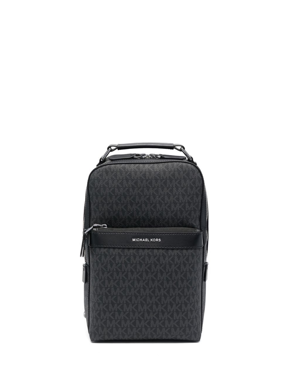 Michael Kors Rucksack mit Monogramm-Print - Schwarz von Michael Kors