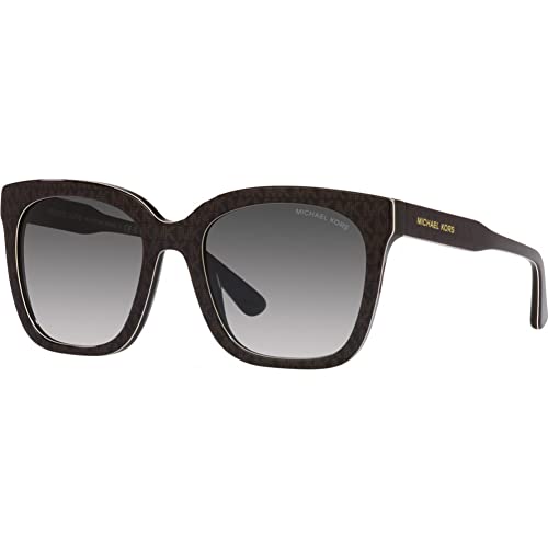 Michael Kors San Marino MK2163-35008G-52 - Damen Sonnenbrille - BROWN SIGNATURE PVC von Michael Kors