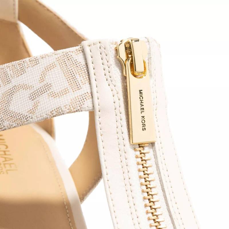 Michael Kors Sandalen & Sandaletten - Berkley Mid Wedge - Gr. 39 (EU) - in Creme - für Damen von Michael Kors