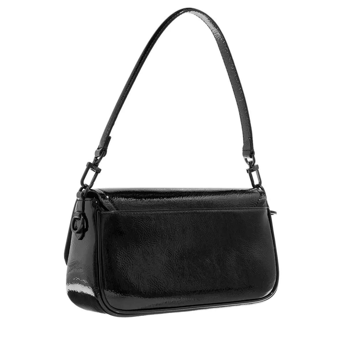 Michael Kors Satchel Bag - Parker Medium Covertible Pouchette Shoulder - Gr. unisize - in Schwarz - für Damen von Michael Kors