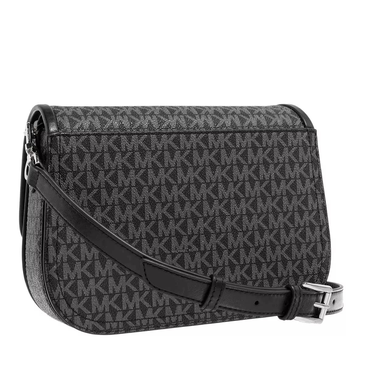 Michael Kors Satchel Bag - Parker Medium Saddle Messenger - Gr. unisize - in Grau - für Damen von Michael Kors