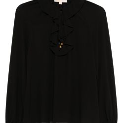 Michael Kors Schwarze Bluse Für Frauen von Michael Kors