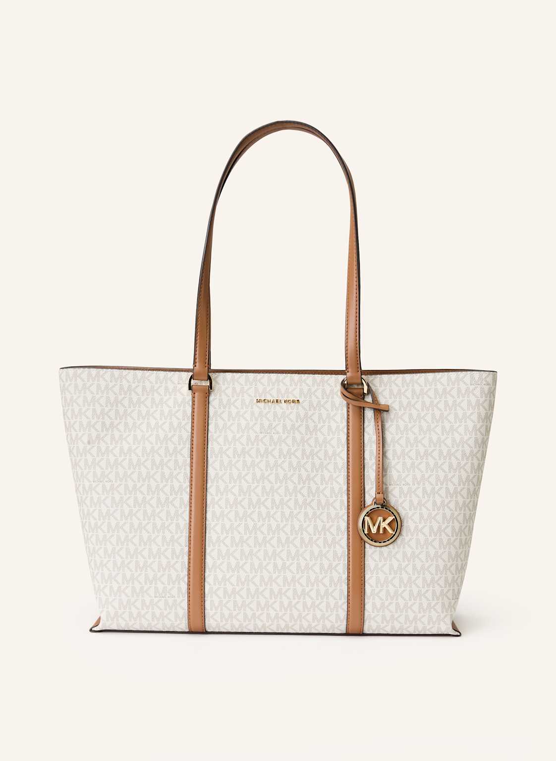 Michael Kors Shopper Temple Large weiss von Michael Kors