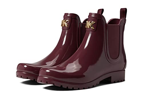 Michael Kors Sidney Rain Bootie Dark Berry 6 M von Michael Kors