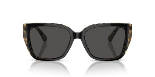 Michael Kors Sonnenbrille, schwarz(black), Gr. One Size - Rechteckig, Klassisch, Damen, Frauen, UV geschützt, Polarisiert, 2023 von Michael Kors