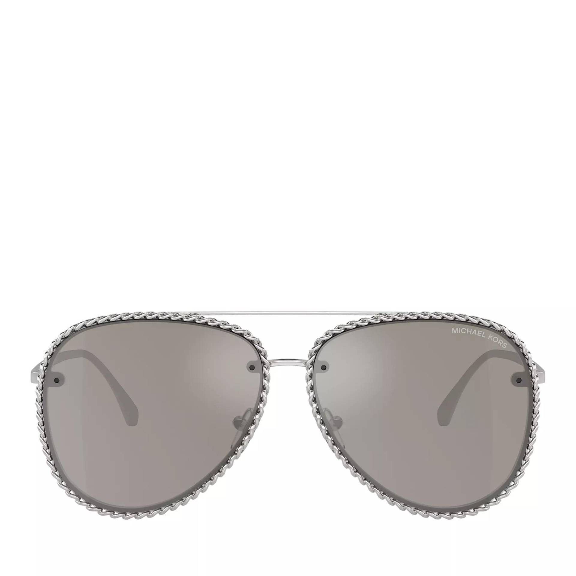 Michael Kors Sonnenbrille - 0MK1147 59 18936G - Gr. unisize - in Silber - für Damen von Michael Kors