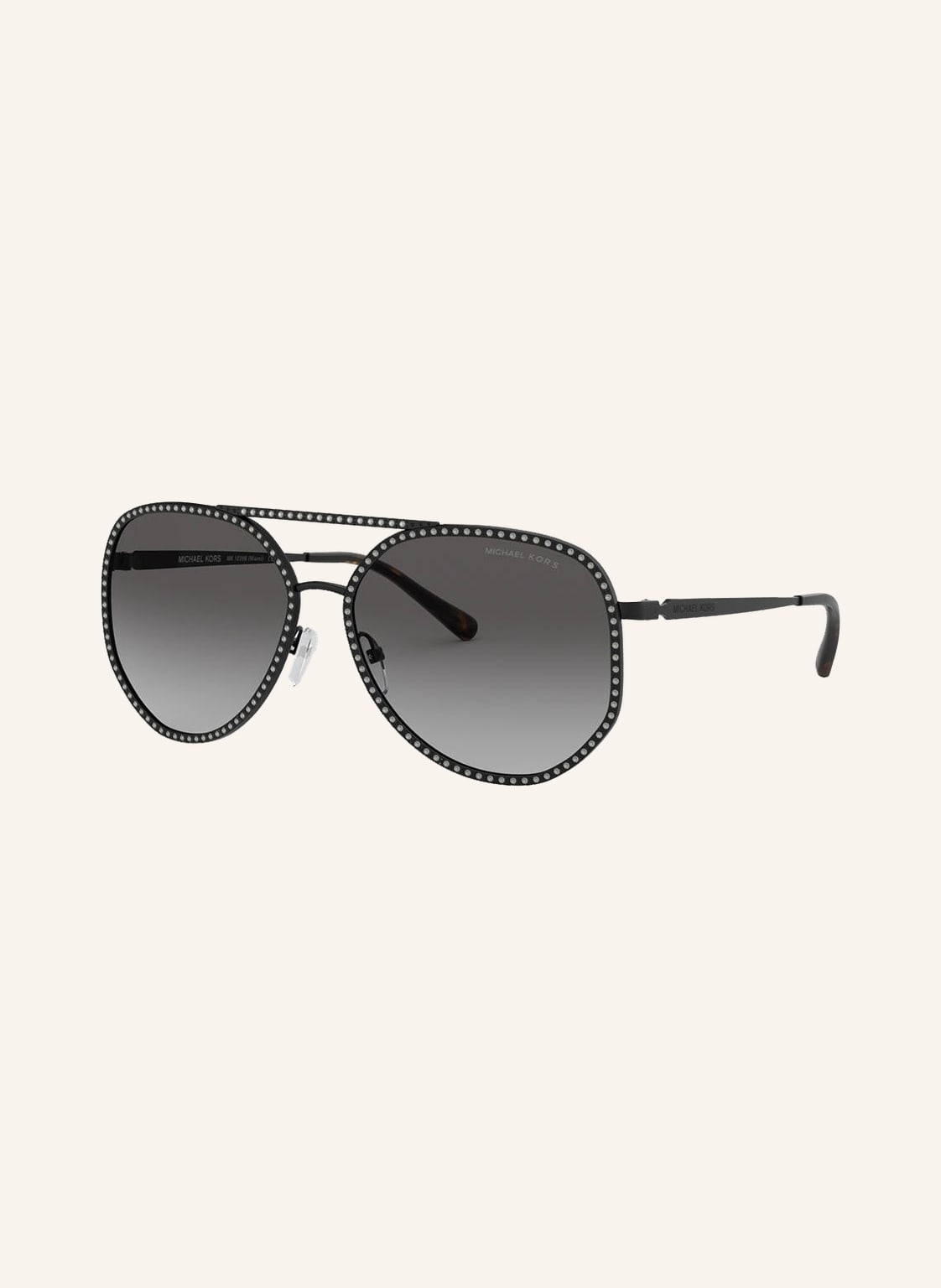 Michael Kors Sonnenbrille Mk-1039b Mit Schmucksteinbesatz schwarz von Michael Kors