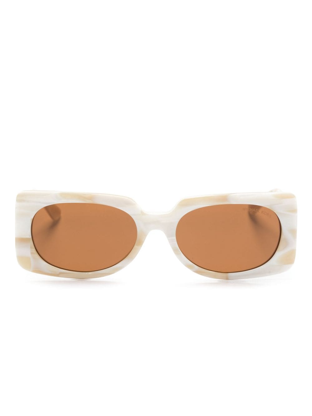 Michael Kors Sonnenbrille mit eckigem Gestell - Nude von Michael Kors