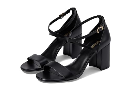 Michael Kors Sophie Flex Damen-Sandalen mit mittelhohem Absatz, Schwarz, 39 EU von Michael Kors