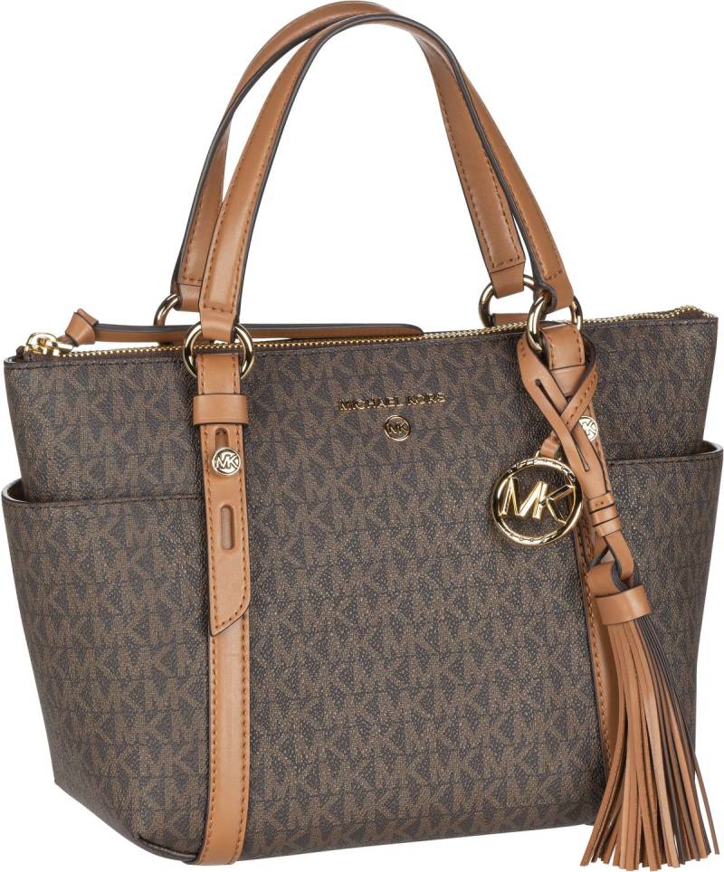 Michael Kors Sullivan Small Conv TZ Tote MK Signature  in Braun (6.6 Liter), Handtasche von Michael Kors