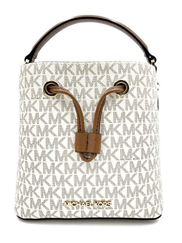 Michael Kors Suri Small Bucket Bag in Vanilla PVC von Michael Kors