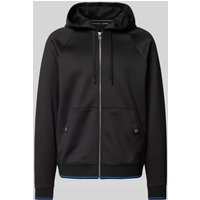 Michael Kors Sweatjacke mit Druckknopftaschen in Black, Größe L von Michael Kors