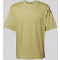 Michael Kors T-Shirt mit Label-Stitching Modell 'VICTORY' in Gruen, Größe M von Michael Kors