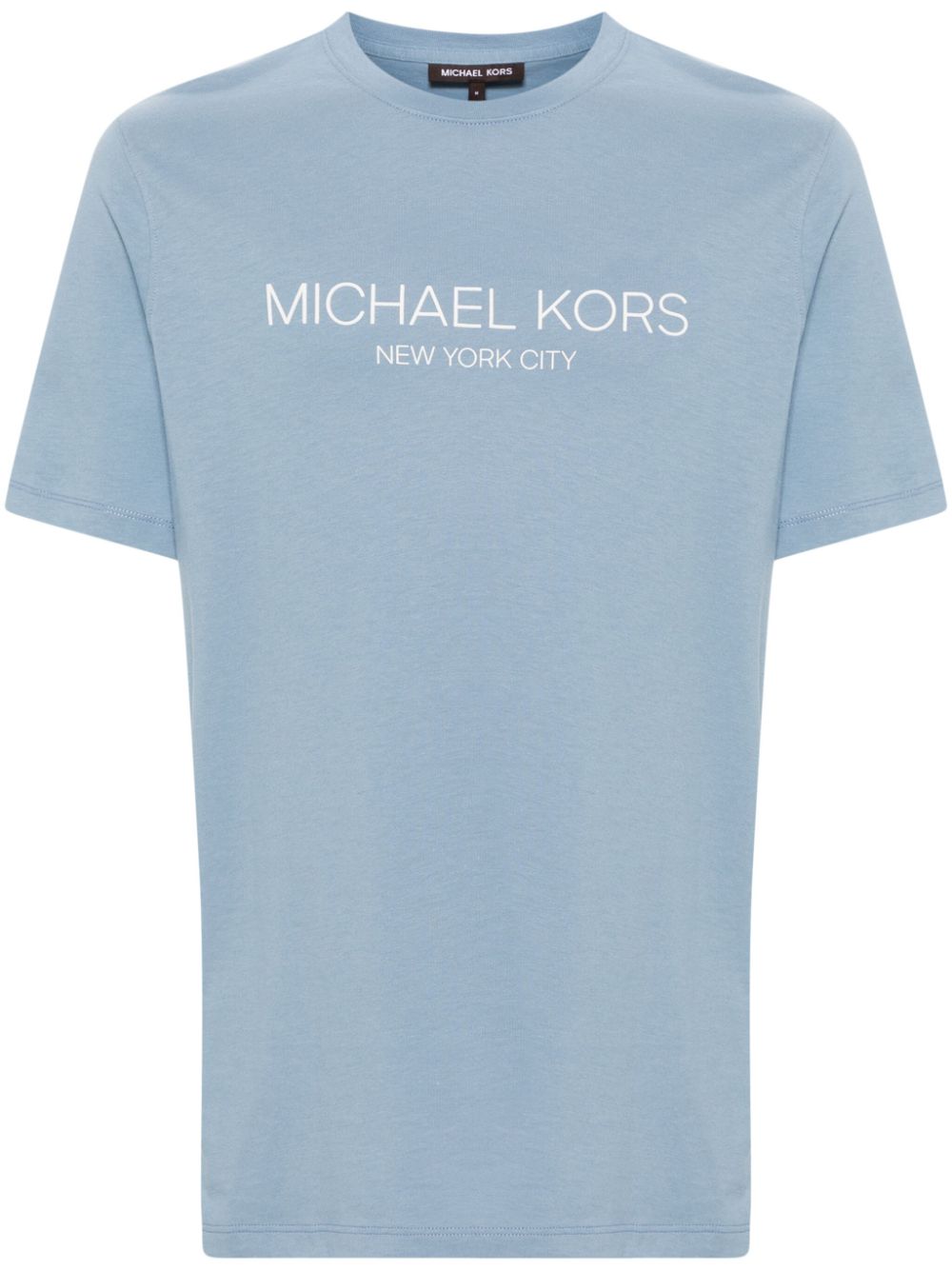 Michael Kors T-Shirt mit vorstehendem Logo - Blau von Michael Kors