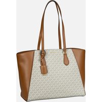 Michael Kors - Taryn Large MF TZ MK SIG Vanilla/Acorn - Shopper  , 20.4 l von Michael Kors
