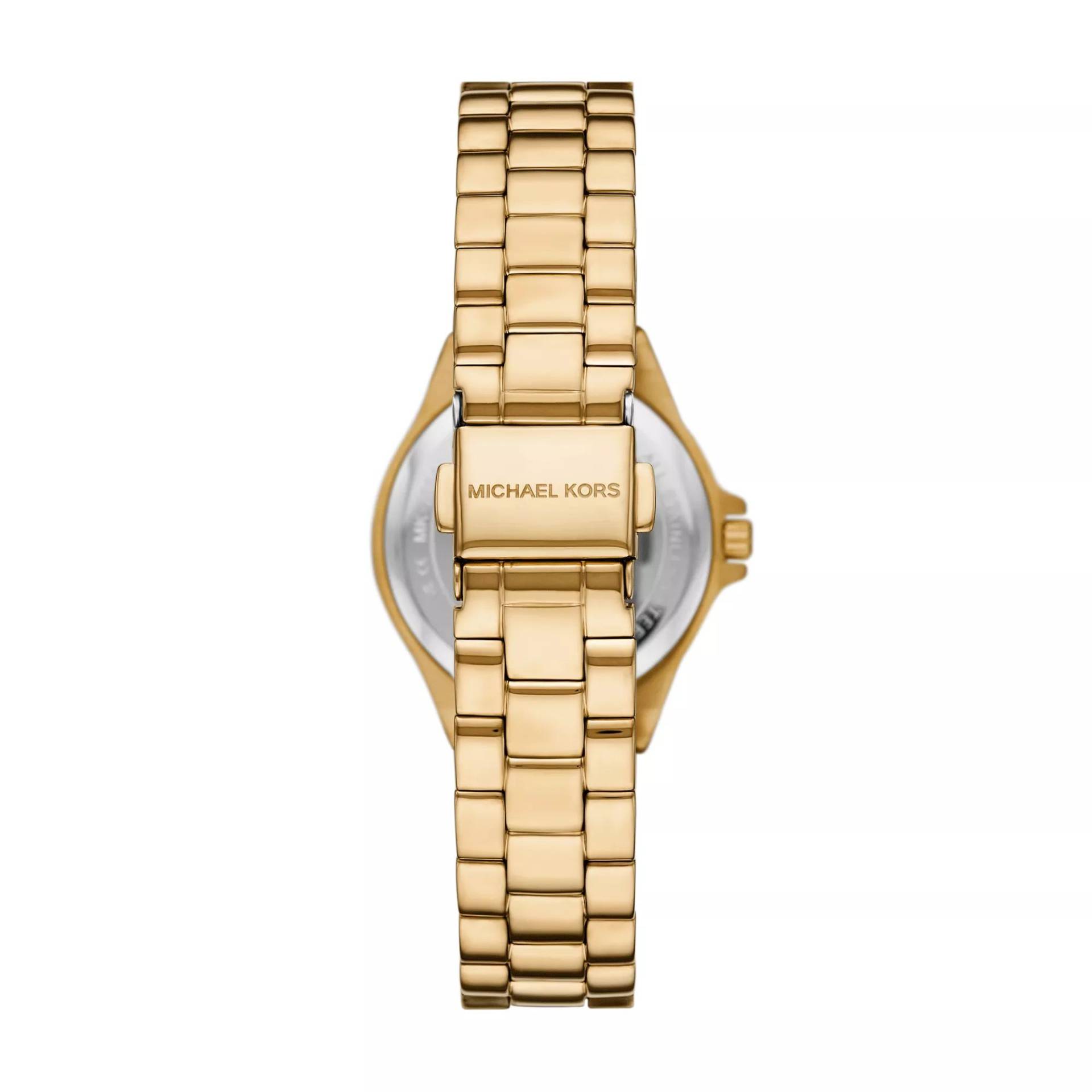 Michael Kors Uhr - Lennox Three-Hand Stainless Steel Watch - Gr. unisize - in Gold - für Damen von Michael Kors