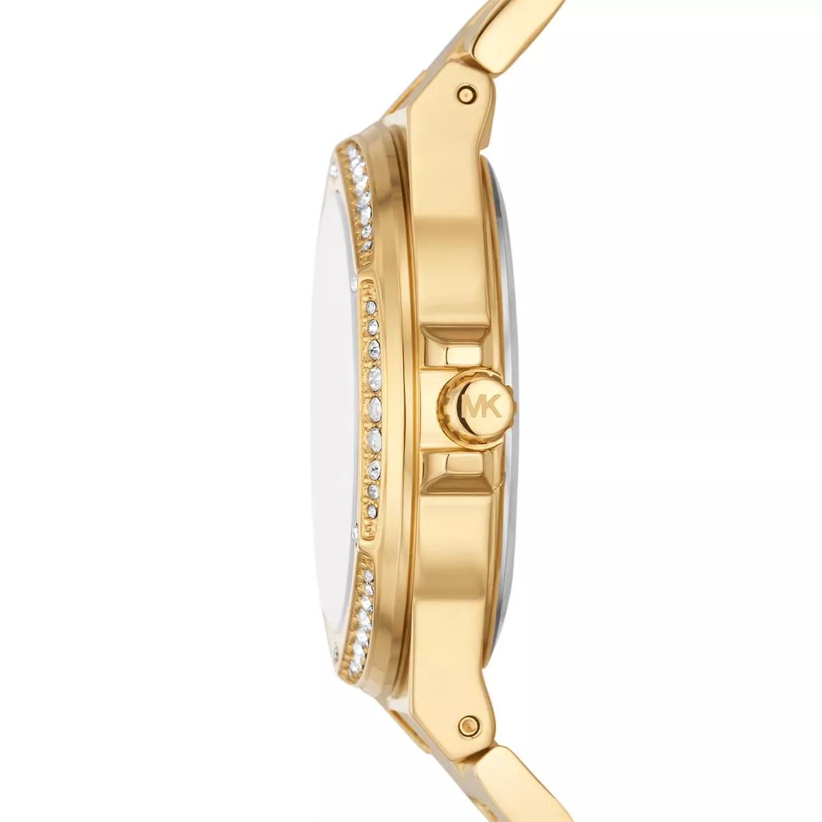 Michael Kors Uhr - Lennox Three-Hand Stainless Steel Watch - Gr. unisize - in Gold - für Damen von Michael Kors